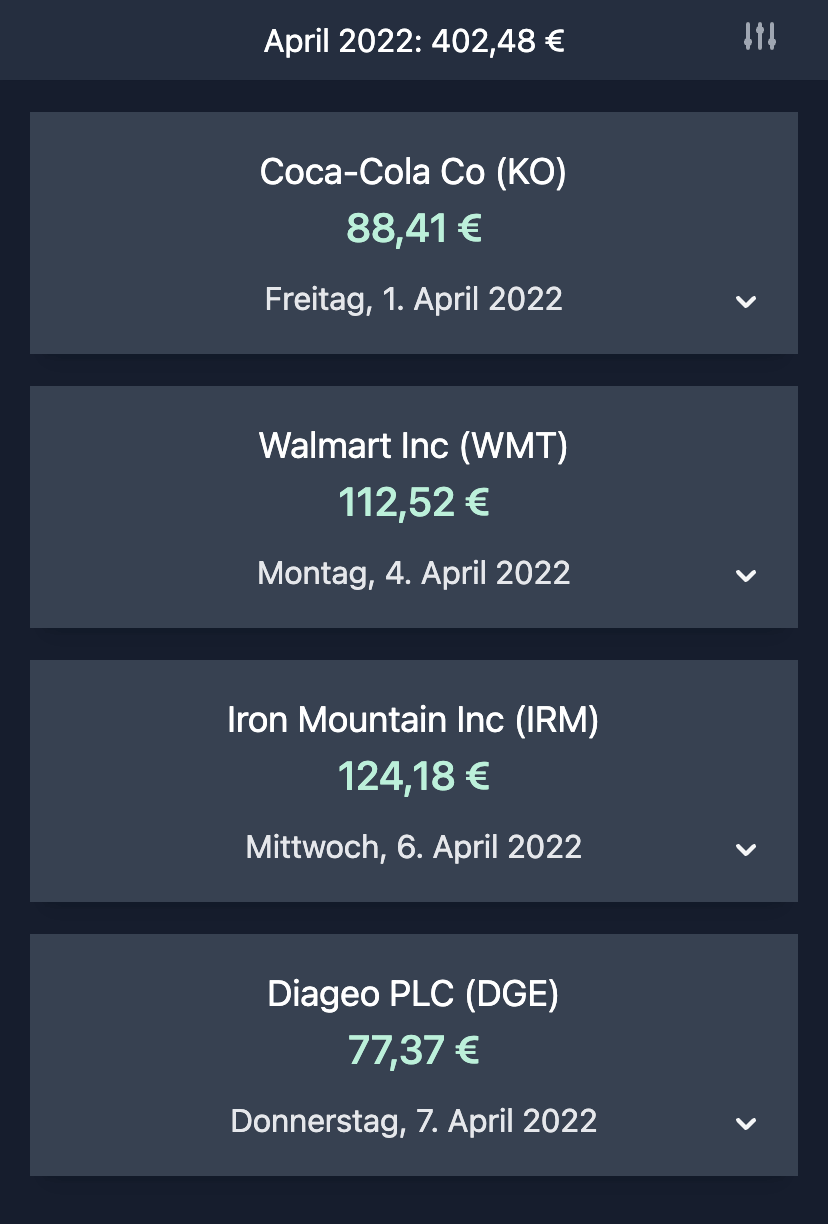 Dividendenkalender